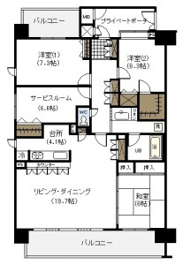 ポレスターリバービュー川原町801号